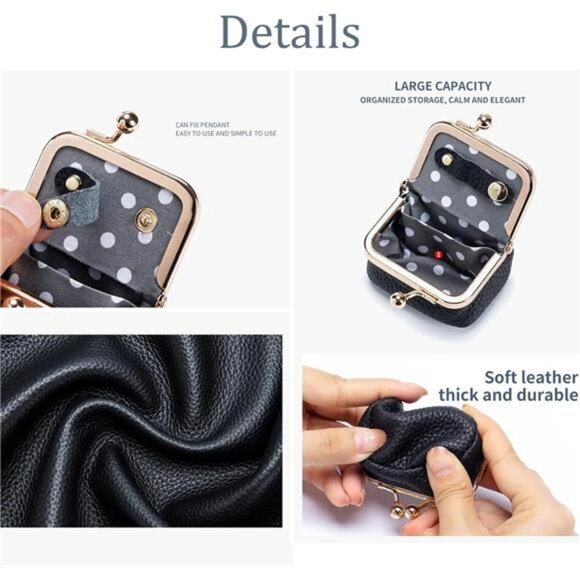 Green Leather Mini Travel Jewelry Box Ring Earring Necklace Organizer Case - Picture 5 of 7